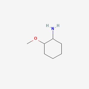 2-Methoxycyclohexanamine chemical structure (CAS 4342-43-2)