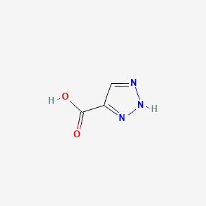 1H-1,2,3-Triazole-5-carboxylic acid chemical structure (CAS 4343-72-0)