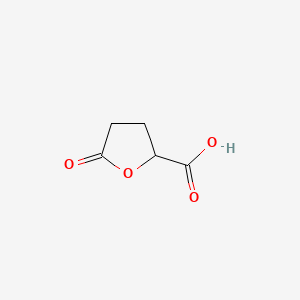 5-Oxotetrahydrofuran-2-carboxylic acid chemical structure (CAS 4344-84-7)
