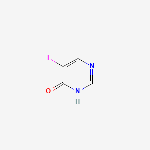 5-Iodopyrimidin-4-ol chemical structure (CAS 4349-07-9)