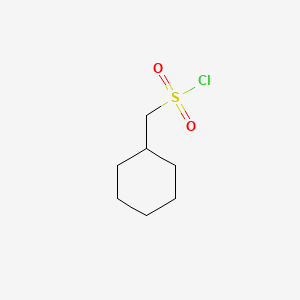 Cyclohexylmethanesulfonyl chloride chemical structure (CAS 4352-30-1)