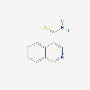 Isoquinoline-4-carbothioamide chemical structure (CAS 435271-32-2)
