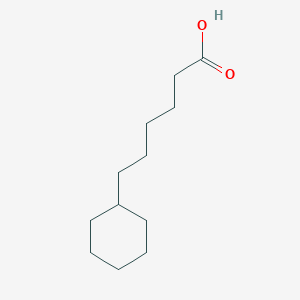 6-Cyclohexylhexanoic acid chemical structure (CAS 4354-56-7)