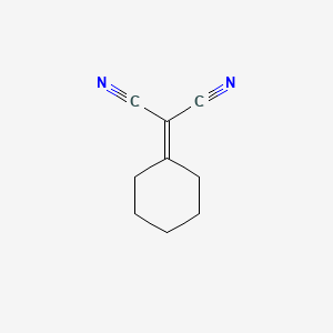 2-Cyclohexylidenemalononitrile chemical structure (CAS 4354-73-8)