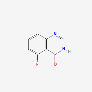 5-Fluoroquinazolin-4(1H)-one chemical structure (CAS 436-72-6)