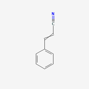 3-Phenylacrylonitrile chemical structure (CAS 4360-47-8)