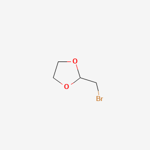 2-Bromomethyl-1,3-dioxolane chemical structure (CAS 4360-63-8)