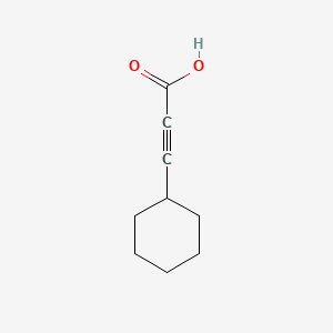 3-Cyclohexylpropiolic acid chemical structure (CAS 4361-27-7)