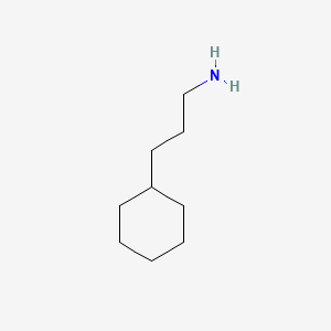 3-Cyclohexylpropan-1-amine chemical structure (CAS 4361-44-8)