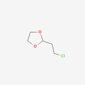 2-(2-Chloroethyl)-1,3-dioxolane chemical structure (CAS 4362-36-1)