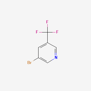 3-Bromo-5-(trifluoromethyl)pyridine chemical structure (CAS 436799-33-6)