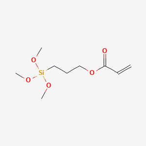 3-(Trimethoxysilyl)propyl acrylate chemical structure (CAS 4369-14-6)