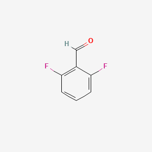 2,6-Difluorobenzaldehyde chemical structure (CAS 437-81-0)