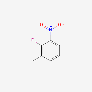 2-Fluoro-1-methyl-3-nitrobenzene chemical structure (CAS 437-86-5)