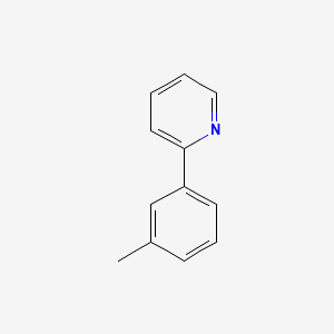 2-(m-Tolyl)pyridine chemical structure (CAS 4373-61-9)