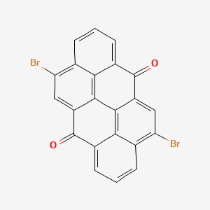 4,10-Dibromonaphtho[7,8,1,2,3-nopqr]tetraphene-6,12-dione chemical structure (CAS 4378-61-4)