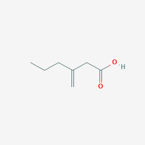 3-Methylenehexanoic acid chemical structure (CAS 4380-89-6)