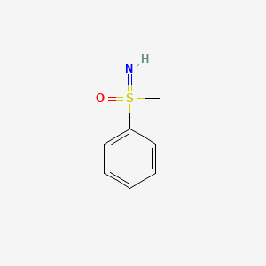 (S-Methylsulfonimidoyl)benzene chemical structure (CAS 4381-25-3)