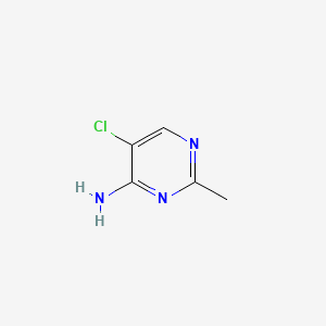 5-Chloro-2-methylpyrimidin-4-amine chemical structure (CAS 438249-95-7)