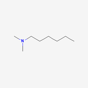 N,N-Dimethylhexan-1-amine chemical structure (CAS 4385-04-0)