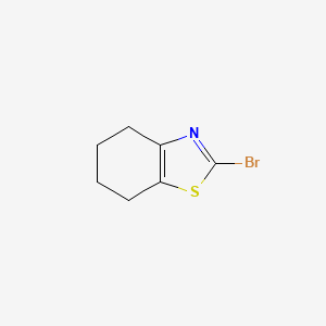 2-Bromo-4,5,6,7-tetrahydrobenzo[d]thiazole chemical structure (CAS 438568-89-9)
