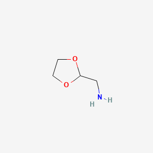 (1,3-Dioxolan-2-yl)methanamine chemical structure (CAS 4388-97-0)