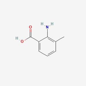 2-Amino-3-methylbenzoic acid chemical structure (CAS 4389-45-1)