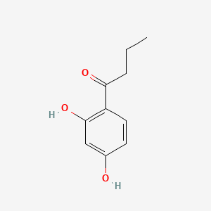 1-(2,4-Dihydroxyphenyl)butan-1-one chemical structure (CAS 4390-92-5)