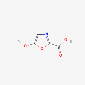 5-Methoxyoxazole-2-carboxylic acid chemical structure (CAS 439109-82-7)