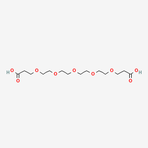 4,7,10,13,16-Pentaoxanonadecane-1,19-dioic acid chemical structure (CAS 439114-13-3)