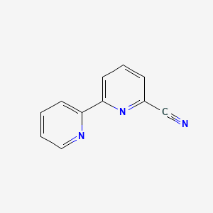 [2,2'-Bipyridine]-6-carbonitrile chemical structure (CAS 4392-85-2)