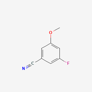 3-Fluoro-5-methoxybenzonitrile chemical structure (CAS 439280-18-9)