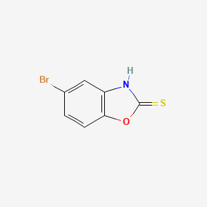 5-Bromobenzo[d]oxazole-2(3H)-thione chemical structure (CAS 439607-87-1)