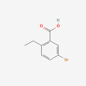 5-Bromo-2-ethylbenzoic acid chemical structure (CAS 439937-55-0)