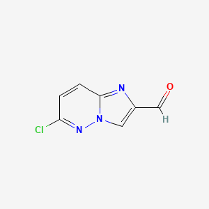 6-Chloroimidazo[1,2-b]pyridazine-2-carbaldehyde chemical structure (CAS 440094-14-4)