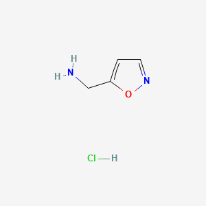 Isoxazol-5-ylmethanamine hydrochloride chemical structure (CAS 440099-32-1)