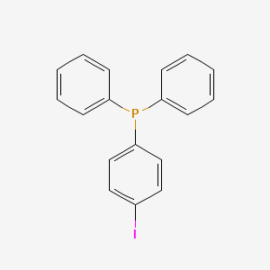 (4-Iodophenyl)diphenylphosphane chemical structure (CAS 440111-10-4)