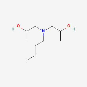 1,1'-(Butylazanediyl)bis(propan-2-ol) chemical structure (CAS 4402-34-0)