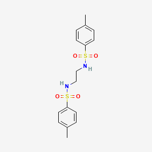 N,N'-(Ethane-1,2-diyl)bis(4-methylbenzenesulfonamide) chemical structure (CAS 4403-78-5)