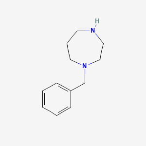 1-Benzyl-1,4-diazepane chemical structure (CAS 4410-12-2)