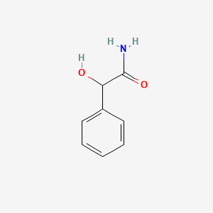 2-Hydroxy-2-phenylacetamide chemical structure (CAS 4410-31-5)