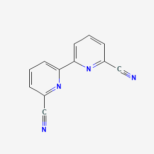 [2,2'-Bipyridine]-6,6'-dicarbonitrile chemical structure (CAS 4411-83-0)