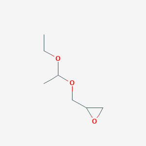 2-((1-Ethoxyethoxy)methyl)oxirane chemical structure (CAS 4416-85-7)