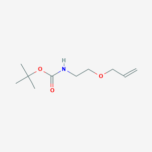 tert-Butyl (2-(allyloxy)ethyl)carbamate chemical structure (CAS 441752-75-6)