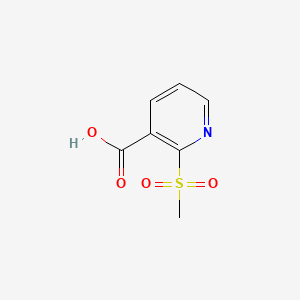 2-(Methylsulfonyl)nicotinic acid chemical structure (CAS 442124-92-7)