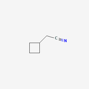 2-Cyclobutylacetonitrile chemical structure (CAS 4426-03-3)