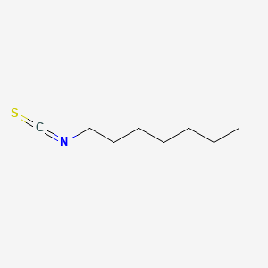 Heptylisothiocyanate chemical structure (CAS 4426-83-9)