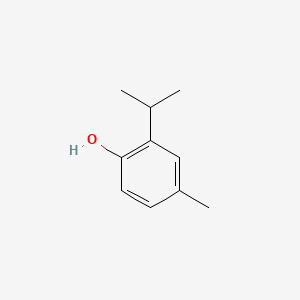 2-Isopropyl-4-methylphenol chemical structure (CAS 4427-56-9)