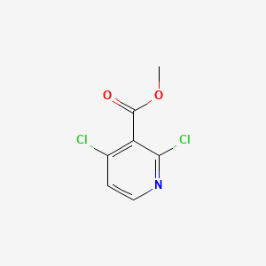 Methyl 2,4-dichloronicotinate chemical structure (CAS 442903-28-8)