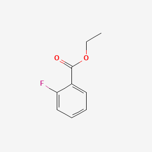 Ethyl 2-fluorobenzoate chemical structure (CAS 443-26-5)